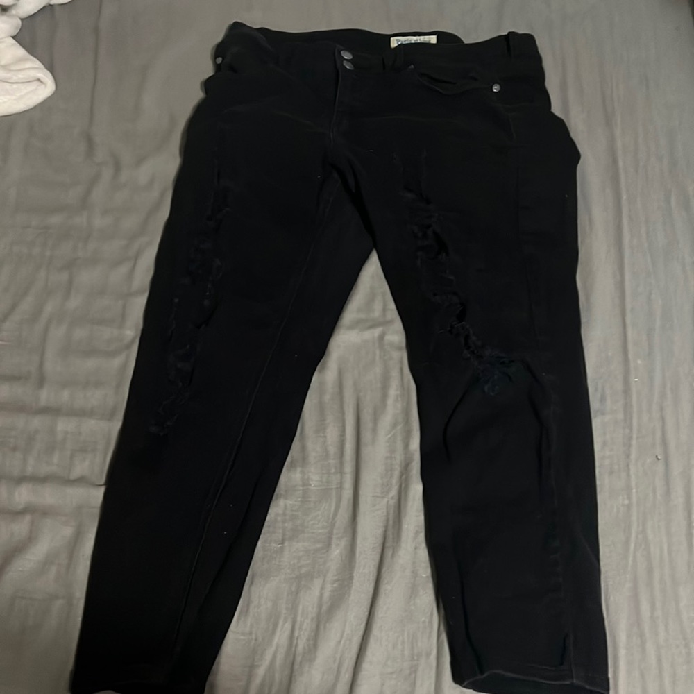 Ripped Black Jeans